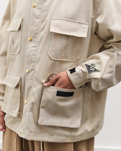 Kapital 60/40 Cloth MAGPIE Mountain Parka, Ecru