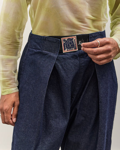 Kapital Easy Beach Go Pants, 12oz Broken Denim