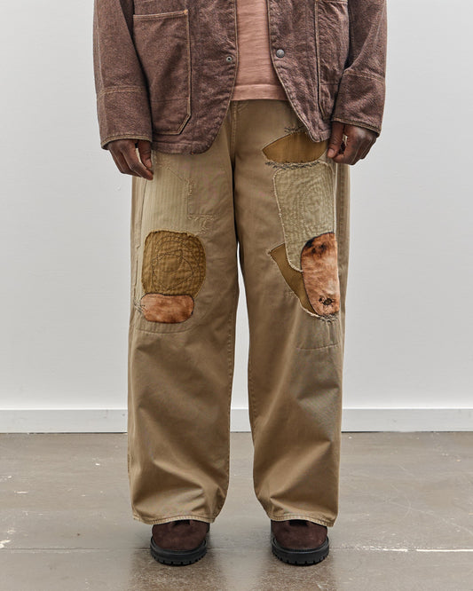 Kapital Katsuragi Port Baggy Pants (Champetre Remake), Beige