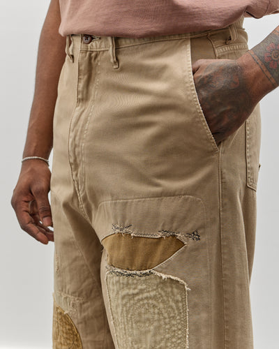 Kapital Katsuragi Port Baggy Pants (Champetre Remake), Beige
