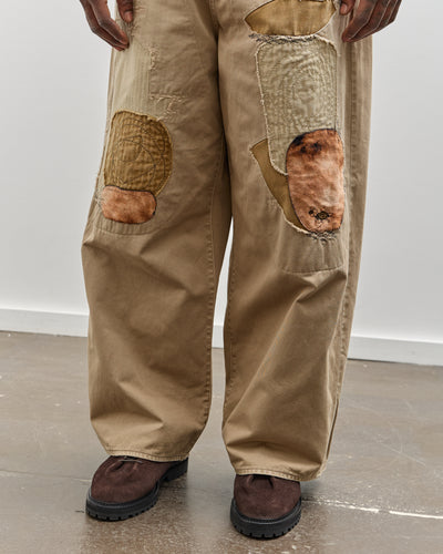 Kapital Katsuragi Port Baggy Pants (Champetre Remake), Beige