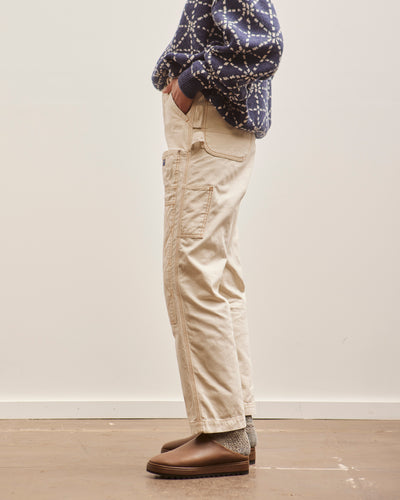 Kapital Light Canvas Lumber Pants, Natural