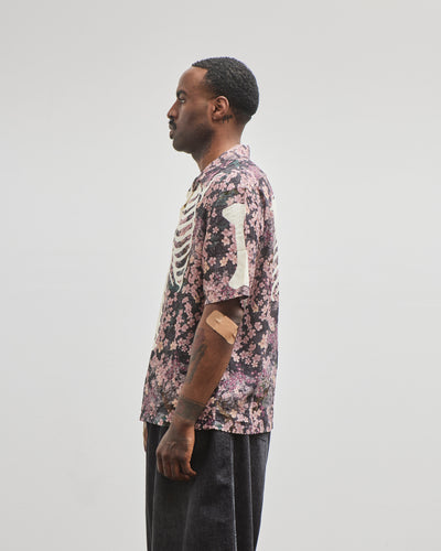 Kapital Unisex Rayon SAKURA-BONE Aloha Shirt, I-B