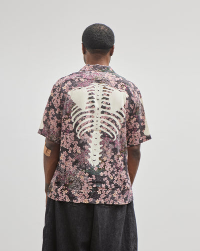 Kapital Unisex Rayon SAKURA-BONE Aloha Shirt, I-B