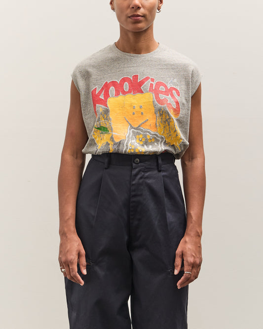 Kapital TOP Jersey Non-Sleeve BIG-T (BUSTER PECKISH BOWY), Gray