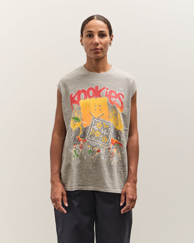 Kapital TOP Jersey Non-Sleeve BIG-T (BUSTER PECKISH BOWY), Gray