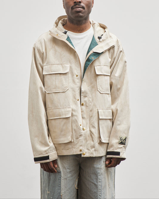 Kapital Unisex 60/40 Cloth MAGPIE Mountain Parka, Ecru