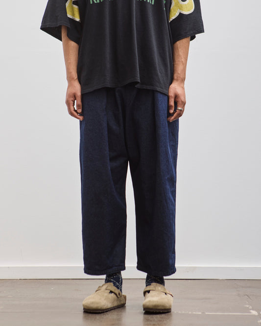 Kapital Unisex Easy Beach Go Pants, 12oz Broken Denim