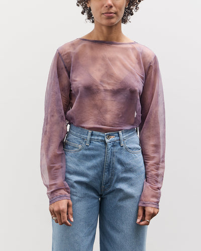 Kapital Sheer Jersey DIP-DYE Boat-Neck Long Sleeve T, I-B