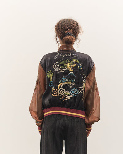 Kapital Sheer Pearl Mosquito Guard 2TONES Vietnam JKT, BLKxBR