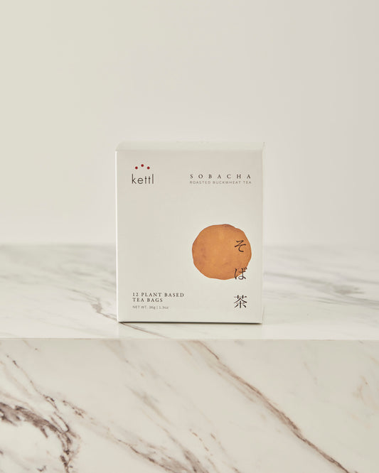 Kettl Soba Cha Roasted Buckwheat Tea Bags Box