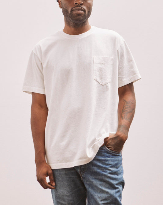 Lady White Co. Balta Pocket T-Shirt, White