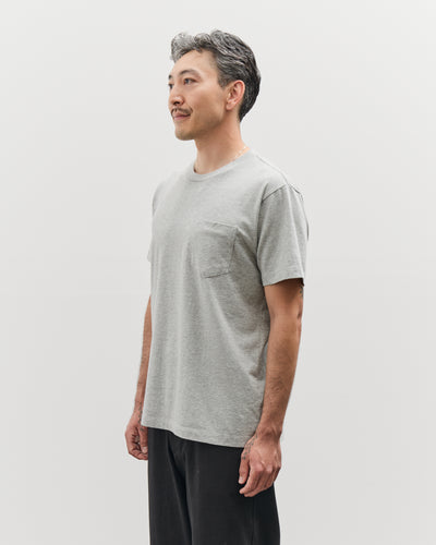 Lady White Co. Balta Pocket Tee, Heather Grey