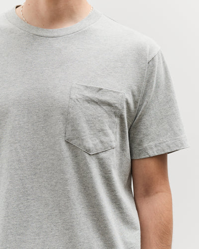Lady White Co. Balta Pocket Tee, Heather Grey