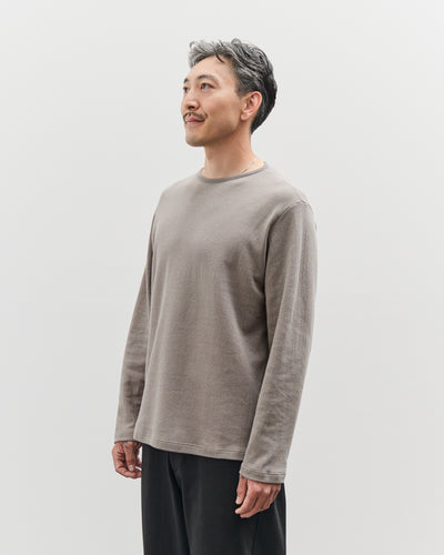 Lady White Double Knit Sweater, Anvil Grey