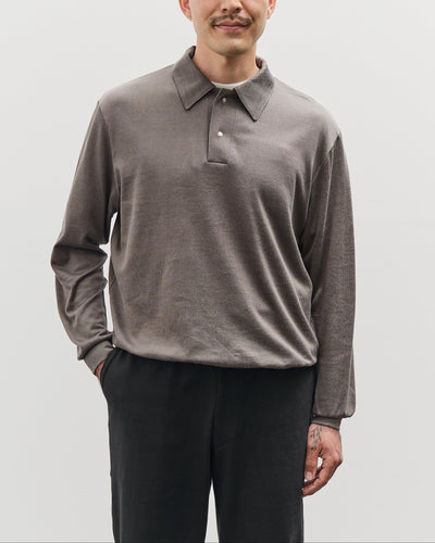 Lady White L/S Richmond Polo, Grey Olive