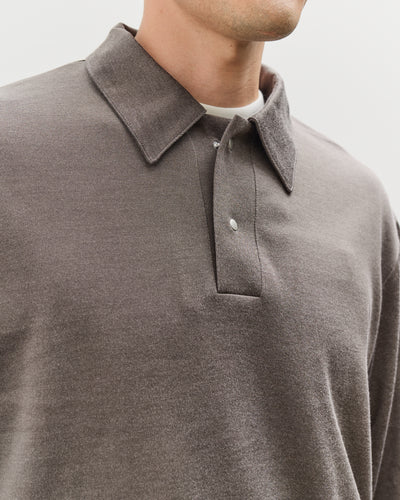 Lady White L/S Richmond Polo, Grey Olive