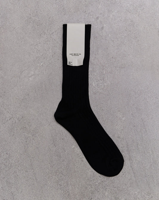 Lady White Co. Super Athletic Socks, Black