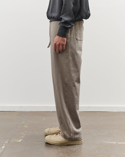 Lady White Belted Jersey Trouser, Anvil Grey