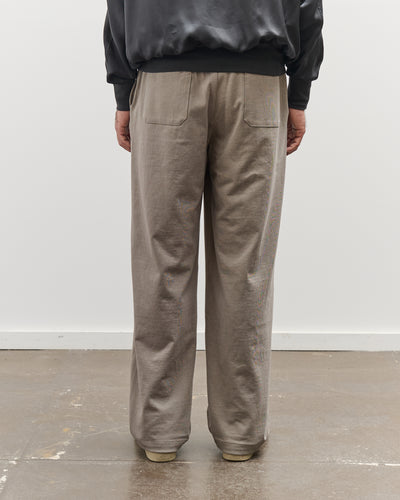 Lady White Belted Jersey Trouser, Anvil Grey