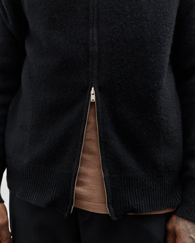 Lady White Co. x Phigvel Bottleneck Cardigan, Black