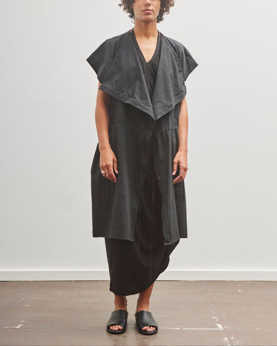 Lauren Manoogian Cowl Gilet, Black