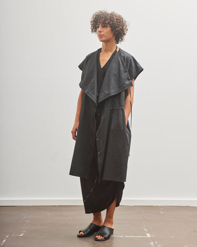 Lauren Manoogian Cowl Gilet, Black