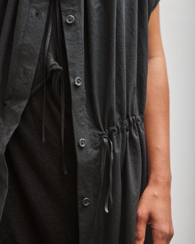 Lauren Manoogian Cowl Gilet, Black