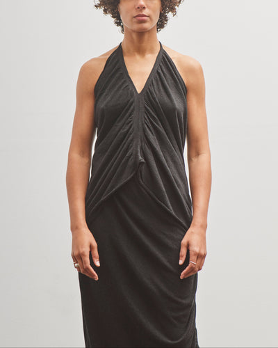 Lauren Manoogian Drape Halter, Black Melange
