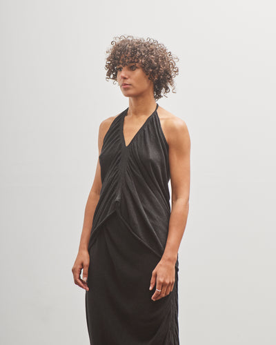 Lauren Manoogian Drape Halter, Black Melange