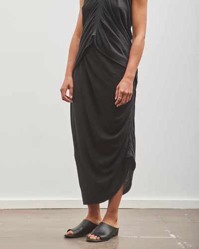 Lauren Manoogian Drape Skirt, Black Melange