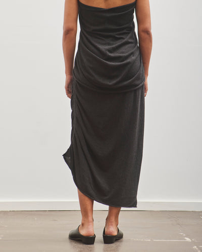 Lauren Manoogian Drape Skirt, Black Melange