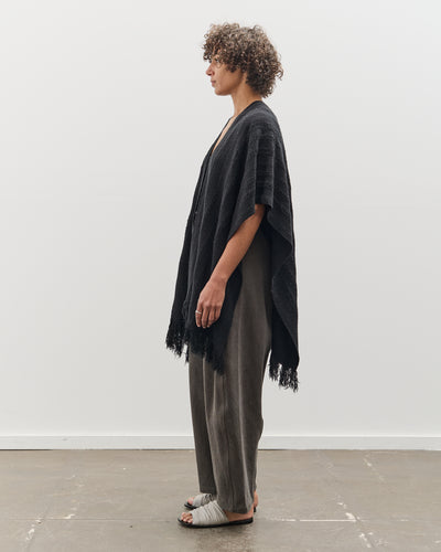 Lauren Manoogian Handwoven Ladder Serape, Black