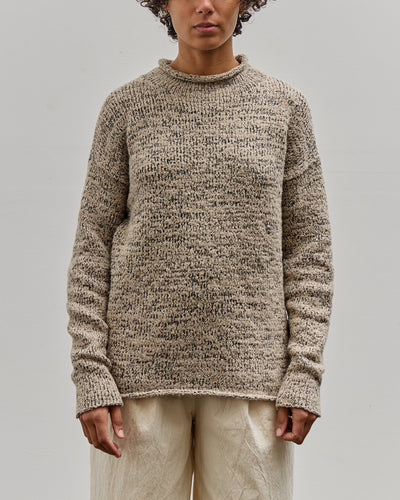 Lauren Manoogian Marl Rollneck Sweater, Sisal Marl