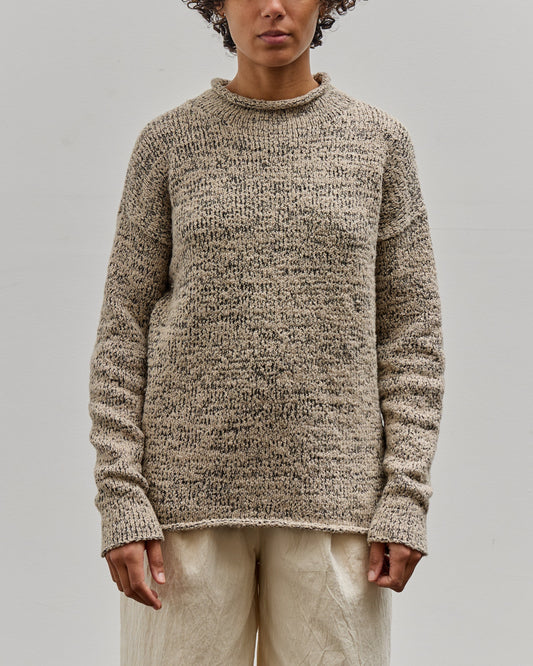 Lauren Manoogian Marl Rollneck Sweater, Sisal Marl