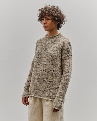 Lauren Manoogian Marl Rollneck Sweater, Sisal Marl