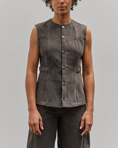 Lauren Manoogian Twill Bodice, Washed Black