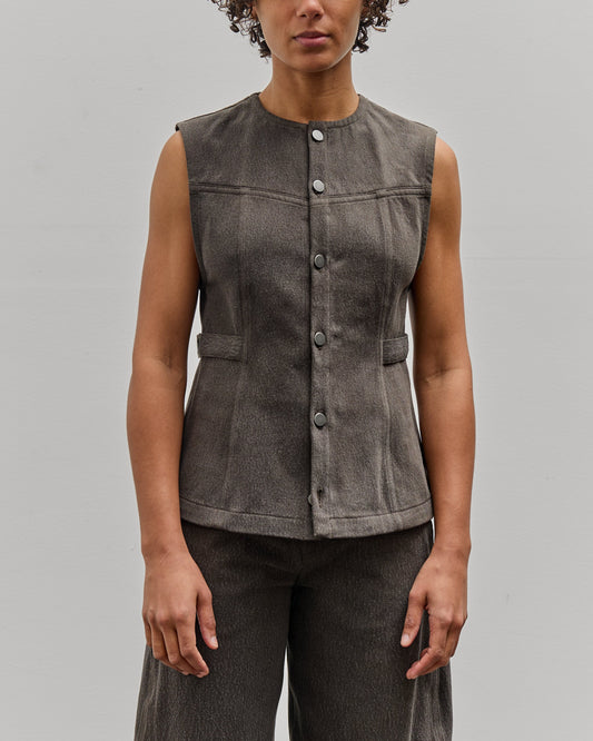 Lauren Manoogian Twill Bodice, Washed Black