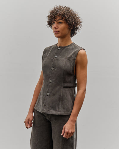 Lauren Manoogian Twill Bodice, Washed Black