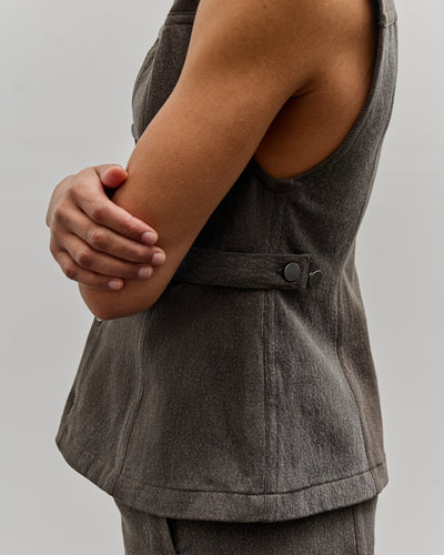 Lauren Manoogian Twill Bodice, Washed Black
