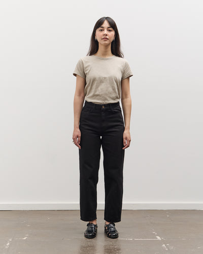Merz b. Schwanen 1930's Barrel Fit Pants, Deep Black