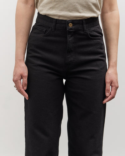 Merz b. Schwanen 1930's Barrel Fit Pants, Deep Black
