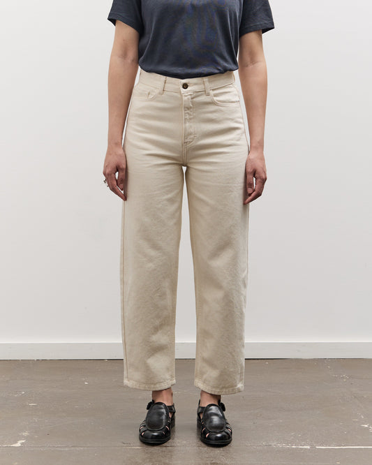 Merz b. Schwanen 1930's Barrel Fit Pants, Nature