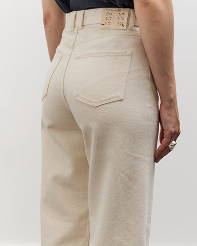 Merz b. Schwanen 1930's Barrel Fit Pants, Nature
