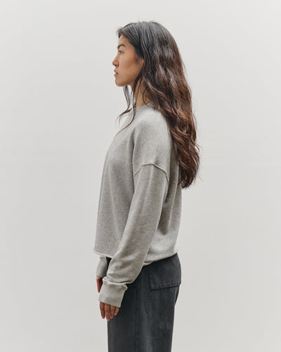 Merz b. Schwanen Open Edge Sweatshirt, Grey