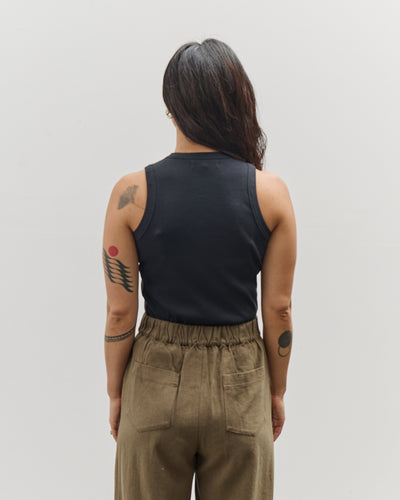 Merz b. Schwanen Ribbed Tanktop, Charcoal