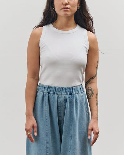 Merz b. Schwanen Ribbed Tanktop, White