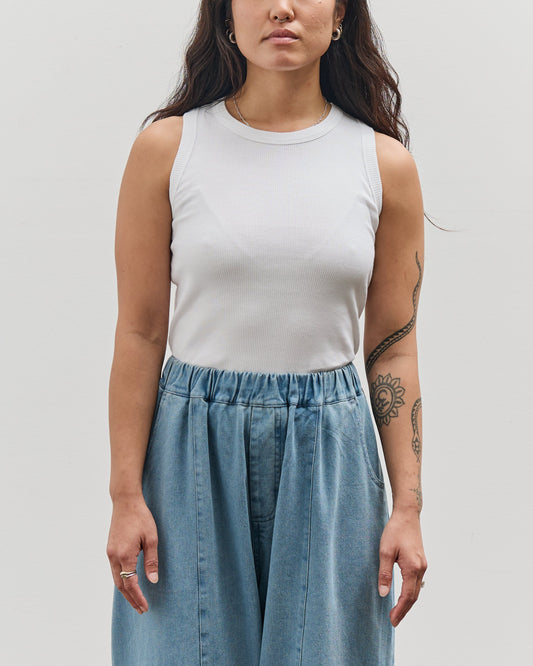 Merz b. Schwanen Ribbed Tanktop, White