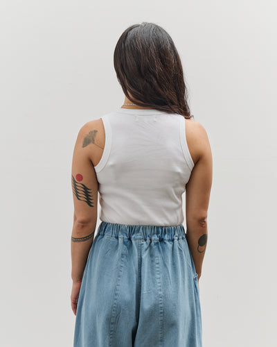 Merz b. Schwanen Ribbed Tanktop, White