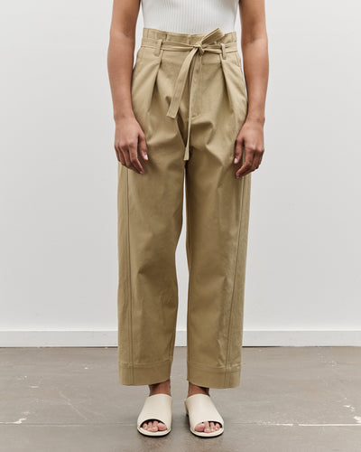 Mijeong Park Belted Barrel Leg Pants, Camel